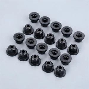 20pcs Exterior Plastic Body Nut Flange Clips for BMW Mercedes Replacement Parts - Picture 1 of 13