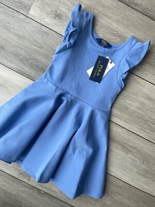 Ralph Lauren Polo Girl's Blue S2 Concept Dress - Age 5 - New & Tags - Picture 1 of 11