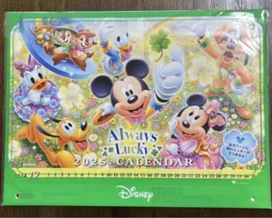 Dai-Ichi Life Disney 2025 Calendar Always Lucky FS NEW JAPAN - Picture 1 of 1