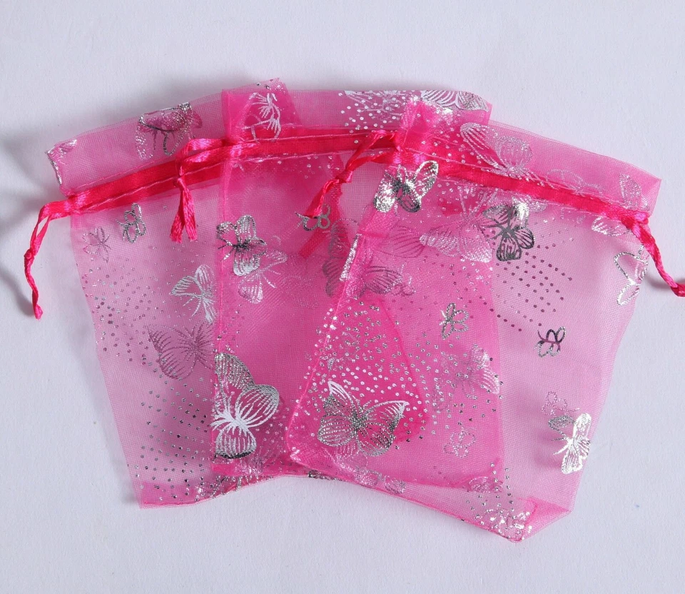 Mariposa Organza Joyería Regalo Caramelos Bolsa Bolsas Boda Fiesta Favor Decoración Foto 1 de 1