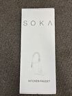 SOKA Pull Down Kitchen Faucet with Sprayer, Commercial Single Handle