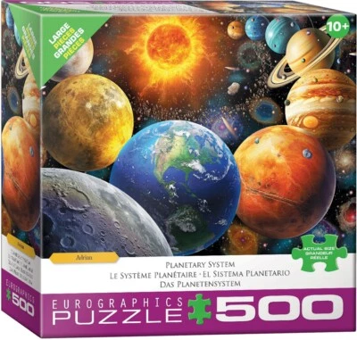 Planetary System 500 Piece Jigsaw Puzzle Eurographics New - Image 1 of 2
