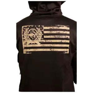 MWK1240002 Cinch Herren Pullover 1/2 Zip Hoodie - Braun - Bild 1 von 7