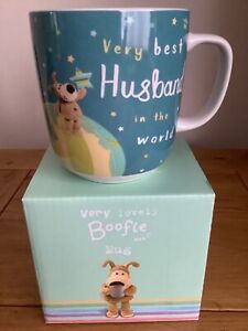 Boofles Mug Husband GIFT BOXED Very Best Husband In The World !