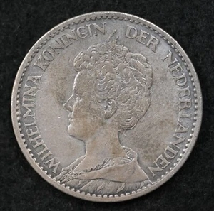 1911 Netherland 1 Gulden Coin - Ungraded - Very nice condition! - Picture 1 of 2