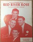 Red River Rose Sheet Music (1958) Ft The Ames Bros, By Connor, Reine, Duchess Co