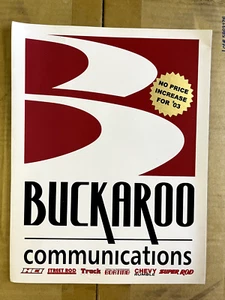 BUCKAROO COMMUNICATIONS Media Brochure 2003 Super Rod, Truck Builder, Street Rod - Picture 1 of 6