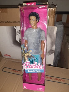 Barbie Beach Fun - Steven Puppe - Afroamerikaner - (2005) NRFB Mattel #J0704 - Bild 1 von 3