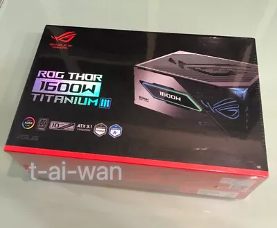 *IN STOCK* ASUS ROG THOR 1600W Titanium III MAGNETIC OLED DISPLAY Power Supply - Image 1 of 4