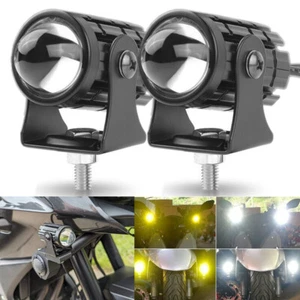 Paquete de 2 luces antiniebla de conducción punto blanco amarillo Kawasaki ZX10r 04 05 2004-2005 - Imagen 1 de 11
