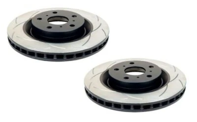 DBA Slotted Front Brake Rotors for Holden Calais Caprice & Statesman VR VS V6 V8 - Image 1 of 4