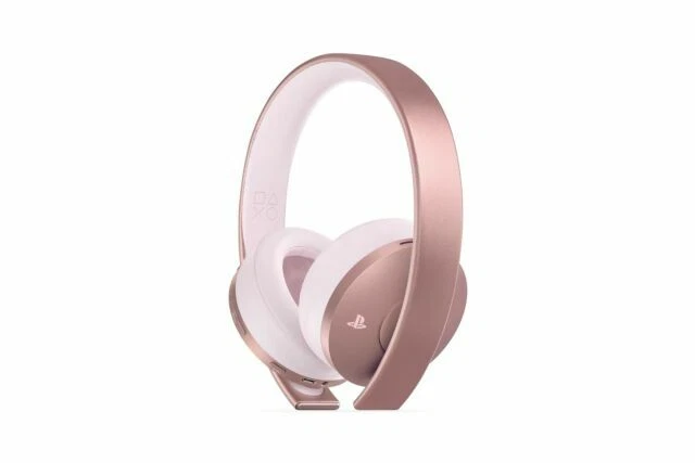 Sony PlayStation PS3 PS4 Wireless Headset 7.1 Rosegold ohne Adapter -CUHYA0080  - Bild 1 von 1
