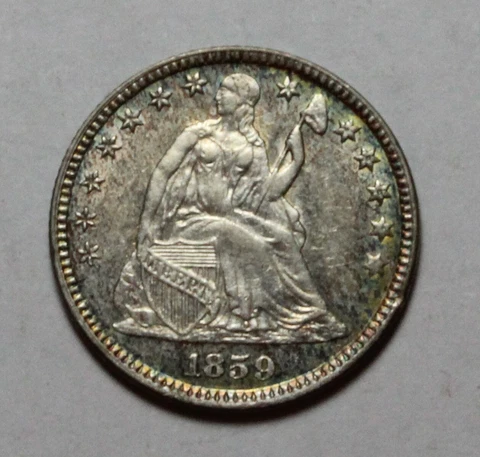 1859 Seated Liberty Half Dime UR115 Cover