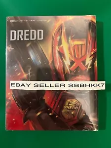 Dredd (2012) [4k UHD + Blu-ray + Digital] Steelbook New Sealed Free Shipping - Picture 1 of 2