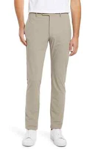 Zanella Men's Noah Slim-Fit Active Stretch Flat Front Pants Tan 40W NWT - Picture 1 of 7