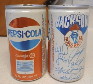Vintage 1984 Jackson 5 Michael Jackson World Tour Pepsi Soda Can 12 oz - Picture 1 of 4