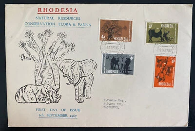 1967 Salisbury Southern Rhodesia First day Cover FDC Natural Resources - Image 1 of 2