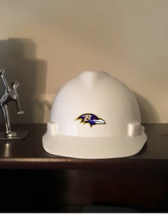 NFL Football Baltimore Ravens Hard Hat Baseball Cap Style Safety Equipment - Picture 1 of 1