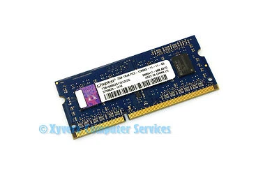TSB1600D3S11ELD-2G GENUINE ORIGINAL KINGSTON LAPTOP MEMORY 2GB PC3-12800S (CA65) - Image 1 of 2