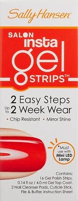 Sally Hansen Salon Insta Gel Strips 6pcs Set -250 Get Juiced- NIB - Bild 1 von 2