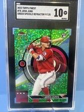 JOSH JUNG 2023 Topps Finest Rookie /125 Green Speckle Refractor #75 RC SGC 10