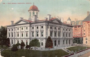 Postal O: Oficina de Correos, Portland, Oregon, Antigua DB publicada 1908 - Imagen 1 de 2