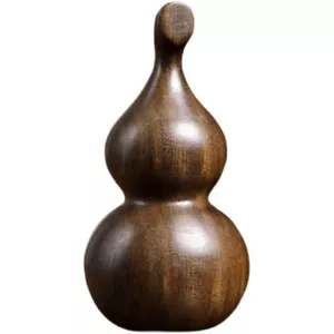 5.8*2.9*2.9 CM Hand Carved Green Sandalwood Netsuke: Fulu Gourd - Picture 1 of 6