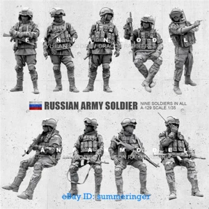 Kits de modelo sin pintar 1/35 figura soldado del ejército ruso kit de garaje sin montar - Imagen 1 de 10