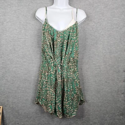 Chelsea flower Women’s 100% Silk Blue Floral Printed V-neck Dress Size S - Image 1 of 4