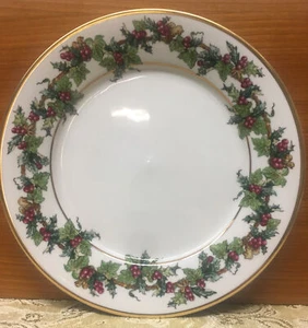Royal Gallery THE HOLLY AND THE IVY Christmas Dinner Plate 1993 Pristine !!! - Picture 1 of 5
