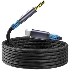 Câble USB C vers AUX Audio Jack USB Type C vers 3,5mm Casque Stéréo Cordon Voiture - Photo 1 sur 9