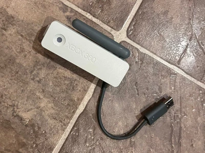 Official OEM White Microsoft XBOX 360 Wireless Network Adapter WiFi TESTED - Image 1 of 2