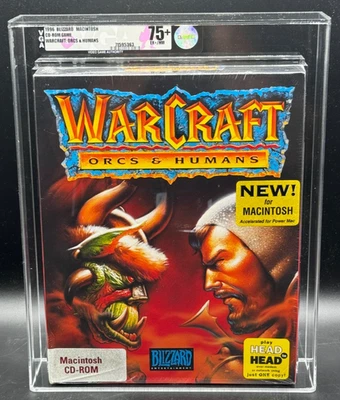 World of Warcraft Orcs & Humans MAC CD Rom Big Box Sealed New VGA 75+ Graded - Image 1 of 2