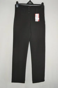 Miss Sexies Mujer Negro Cintura Alta Pantalón Reino Unido Talla 8 Nuevo Con Etiquetas - Imagen 1 de 3