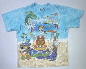 Vintage 90s Liquid Blue Joey Mars All Over Print T Shirt XL Satin Tag - Picture 1 of 9