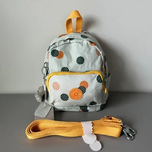 Kipling Zinna Mini Backpack + Monkey Pom Pom Keychain NWT - Picture 1 of 5