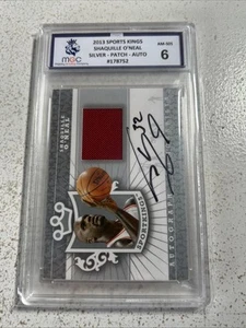 Shaquille O’Neal Patch On Card Auto Basketball Card Sports Kings 2013 MGC 6 Shaq - Picture 1 of 4