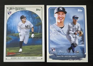 Anthony Volpe RC 2023 Topps x Bob Ross Joy of Baseball Budding Talents RC - Foto 1 di 2
