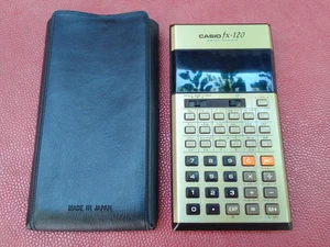 CASIO FX-120 Calculatrice Scientifique/Scientific Calculator Vintage 1977/78 - Afbeelding 1 van 5