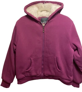 1826 Jeans Co. Purple Zip-Up Hooded Sweat Shirt Purple XXL Women’s - Picture 1 of 13