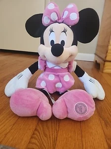 Disney Store Original, Authentic Minnie Mouse Pink Plush Toy 20" - Picture 1 of 8