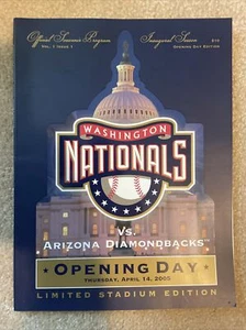 2005 Washington Nationals Opening Day Limited Stadium Edition Program  - Picture 1 of 3