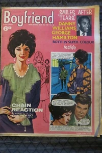 Boyfriend Comic August 25th 1962 Danny Williams Colour Poster - Picture 1 of 7