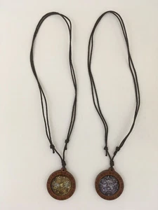 Mayan Aztec Necklace Pendant Jewelry - TWO Necklaces - Picture 1 of 11