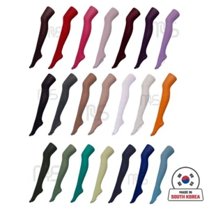 Colour Women's 80 Denier Opaque Pantyhose Stockings Hosiery Footed Tights 80D - Picture 1 of 23