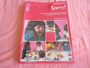 1973 WADDINGTONS SORRY CHILDRENS BOARD COMPLETE EXCEPT INSTRUCTIONS - Picture 1 of 4