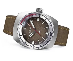Nuevo reloj para hombre Vostok Amphibian 1967 zafiro 190060 esfera marrón (20 ATM) - Imagen 1 de 7