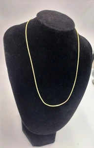 Stunning Vintage 14ct 585 14K Gold Necklace Venetian Mesh Box Link Chain B+S -AF - Bild 1 von 13