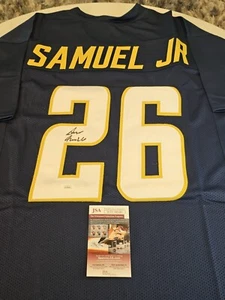 Asante Samuel Jr Autographed/Signed Jersey JSA COA Blue Custom Jersey - Picture 1 of 8