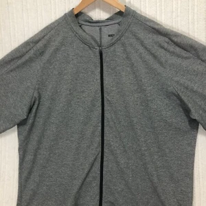 REI Co-op Full Zip Jacket Athletic Training Running Gray Short Sleeve XXL - Picture 1 of 9